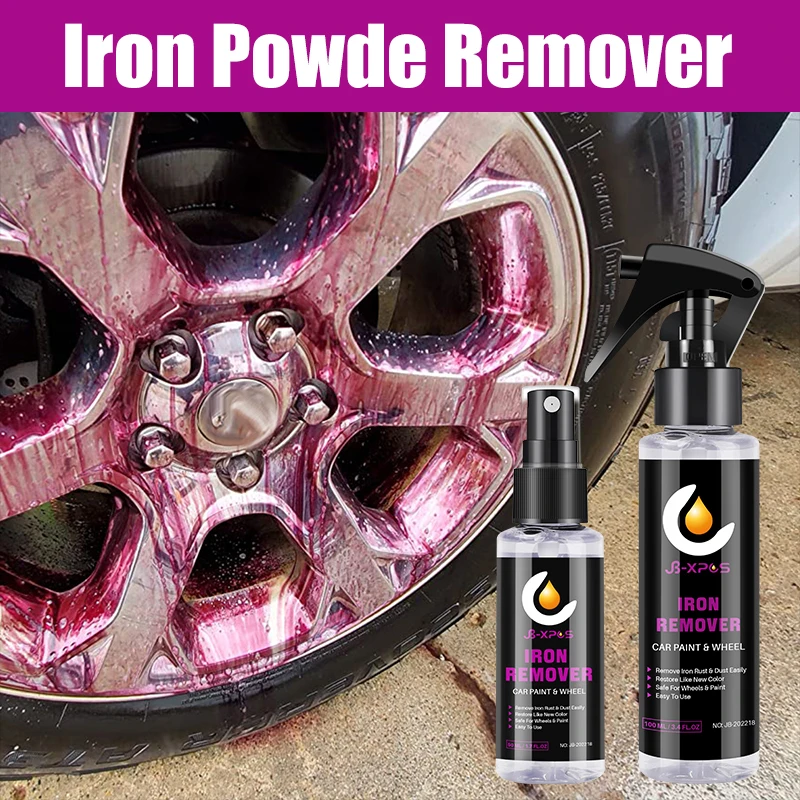 Wheel Cleaner Alloy - 50ml/100ml Ruota Vernice Ferro Rimozione Tecnologia