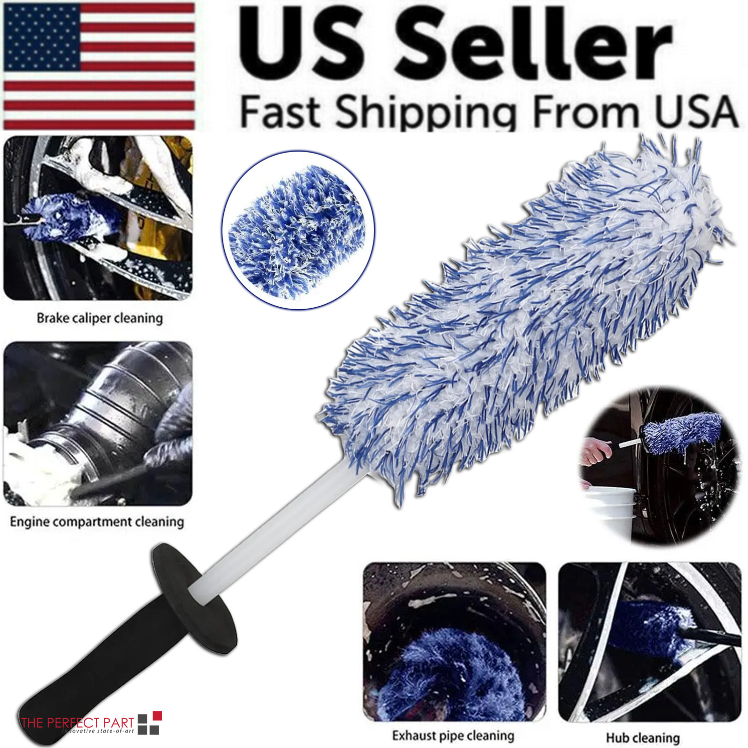 Wheel Cleaner Alloy - Spazzola per la pulizia di cerchi