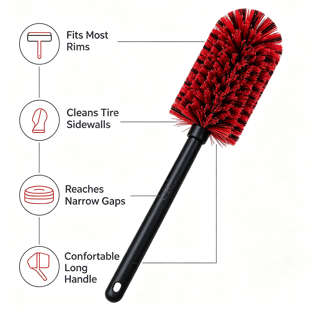 Spazzola per la pulizia di cer - Wheel Cleaner Alloy recensione e prezzo