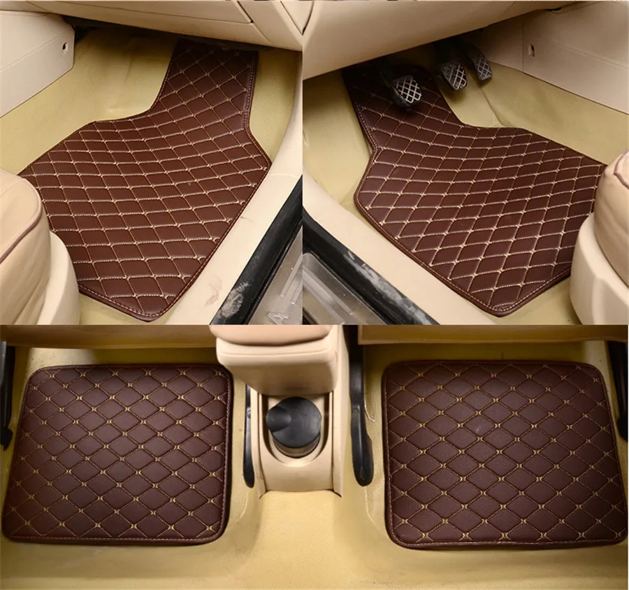 4 pezzi in pelle PU nera tappe - Leather Cleaner Interior recensione e prezzo