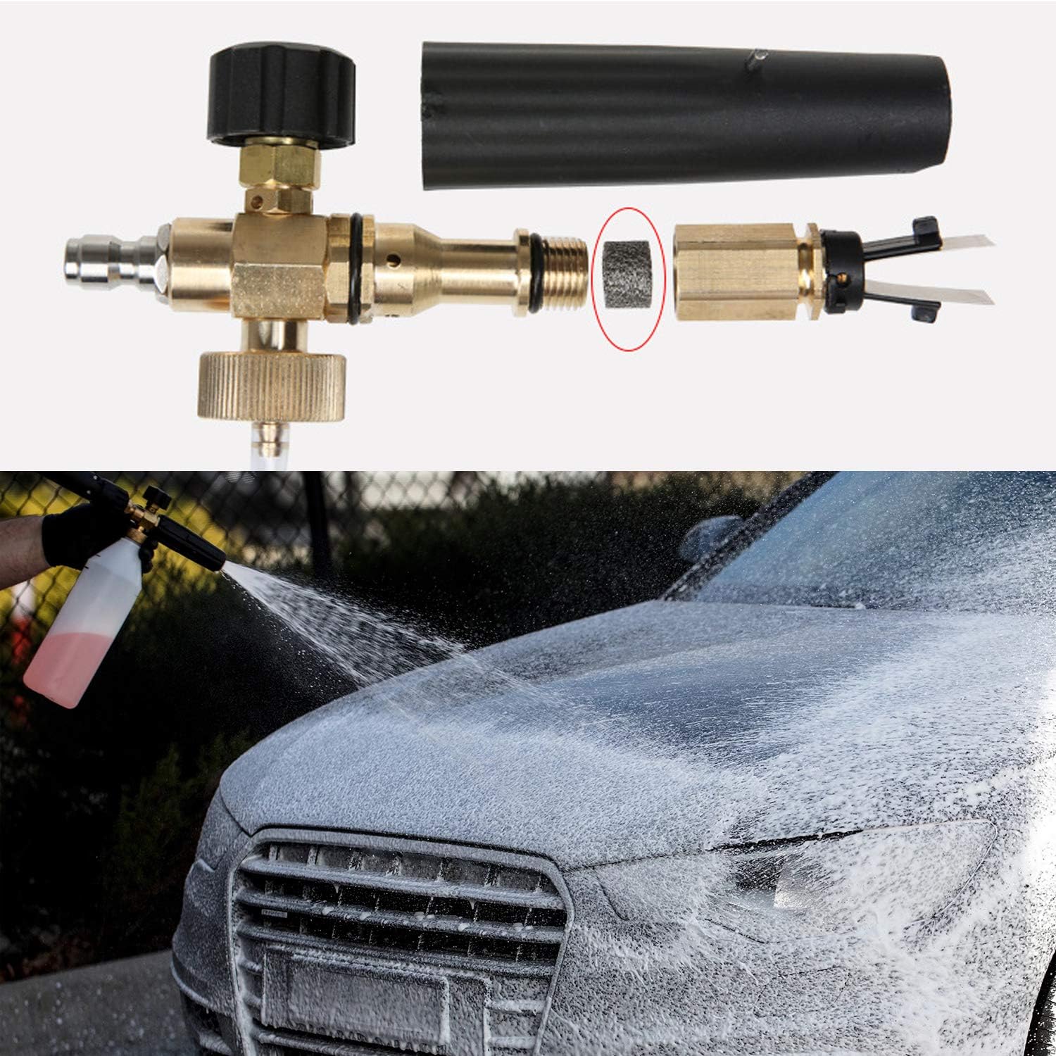 4 pezzi di schiuma ad alta den - Foam Cannon Car Wash recensione e prezzo